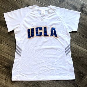 Adidas UCLA v-neck side stripe shirt